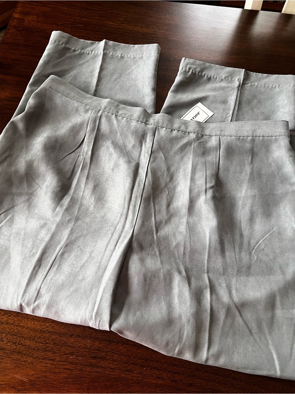 Women’s Alfred Dunner Gray Dress Pants - Classic Pleated Trousers 18W short